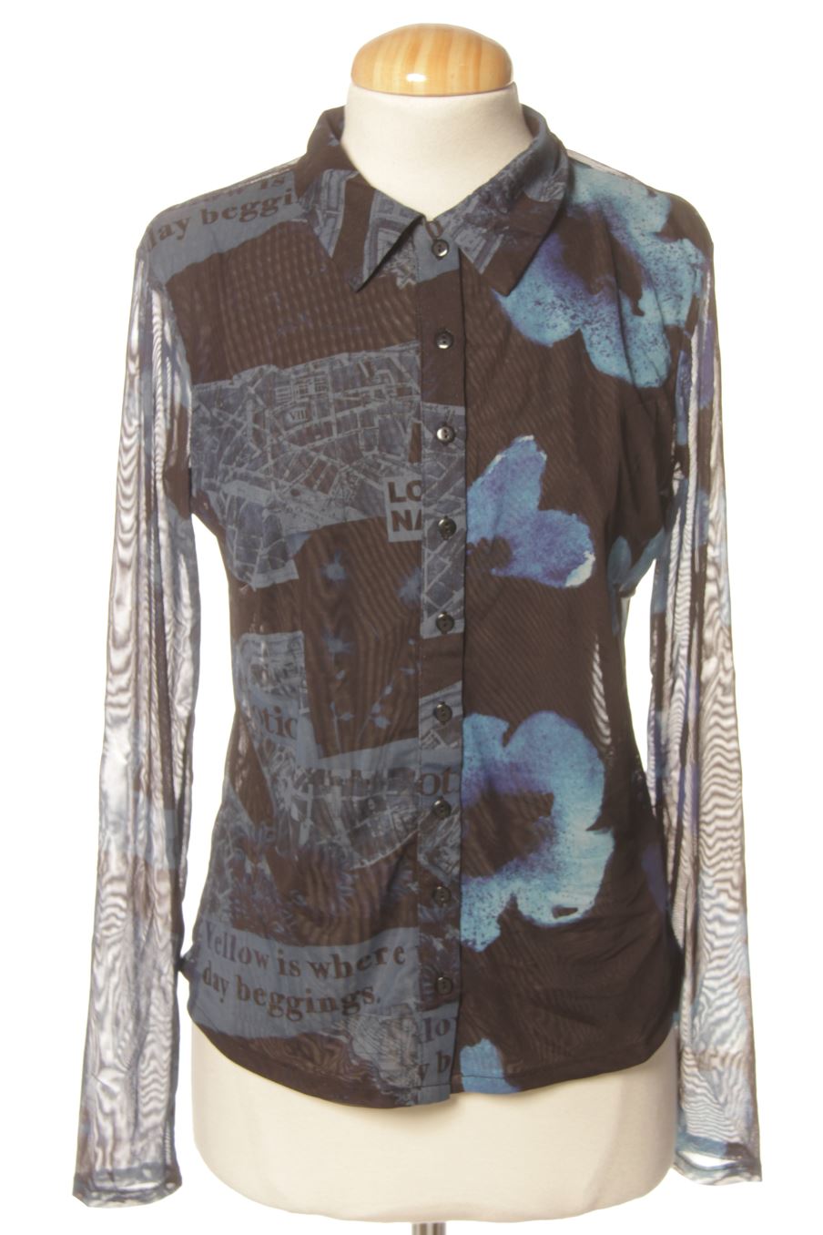 Camisa de Desigual de la talla M, de color estampado