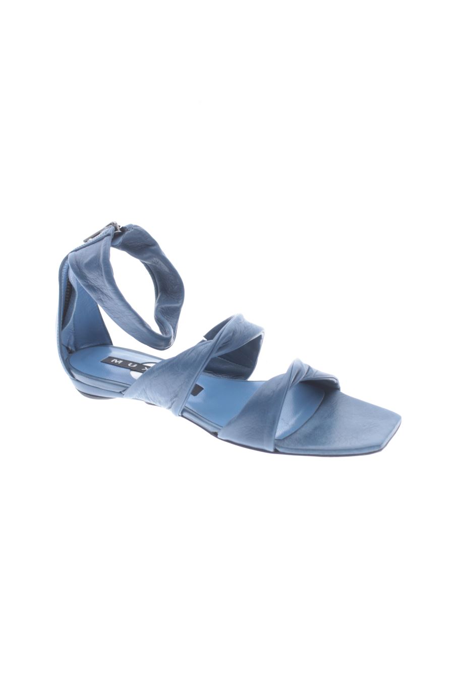 Sandalias planas de Muxart de la talla 36, de color azul de