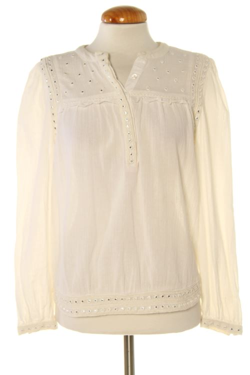Blusa a maniche lunghe