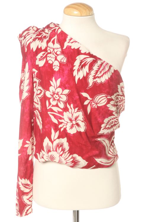 Blusa a maniche lunghe
