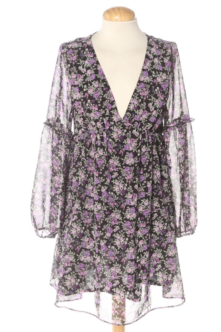 Robe casual H&M de la taille XS, de couleur fleurs