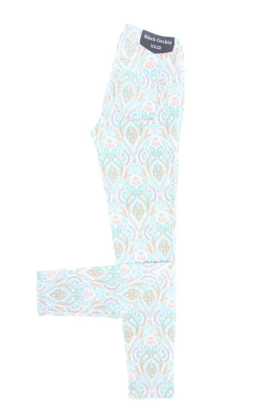 Vaqueros de Black Orchid de la talla 36, de color estampado de ropa vaquera