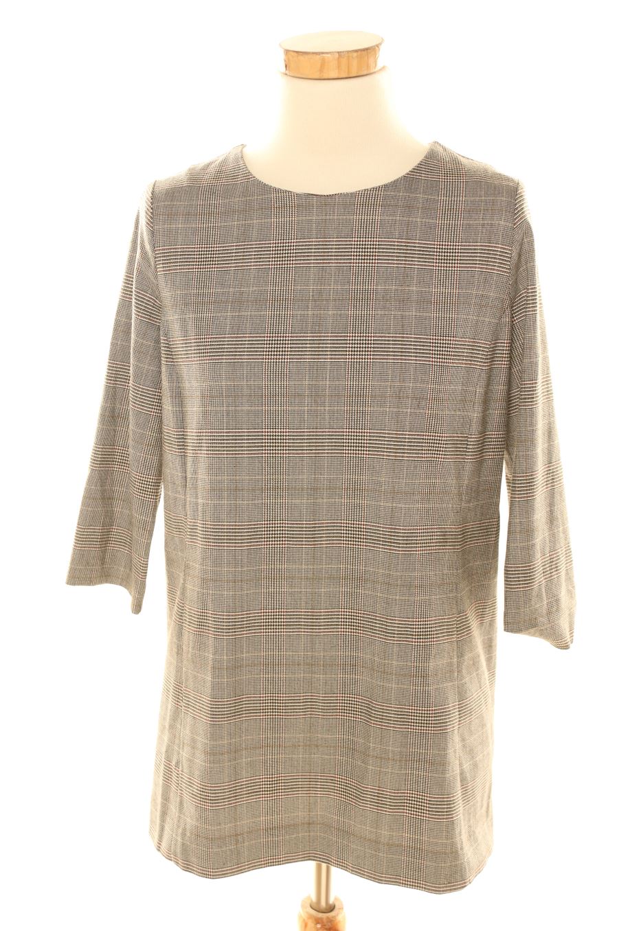 Blouse à manches courtes Amitié de la taille S, de couleur carreaux