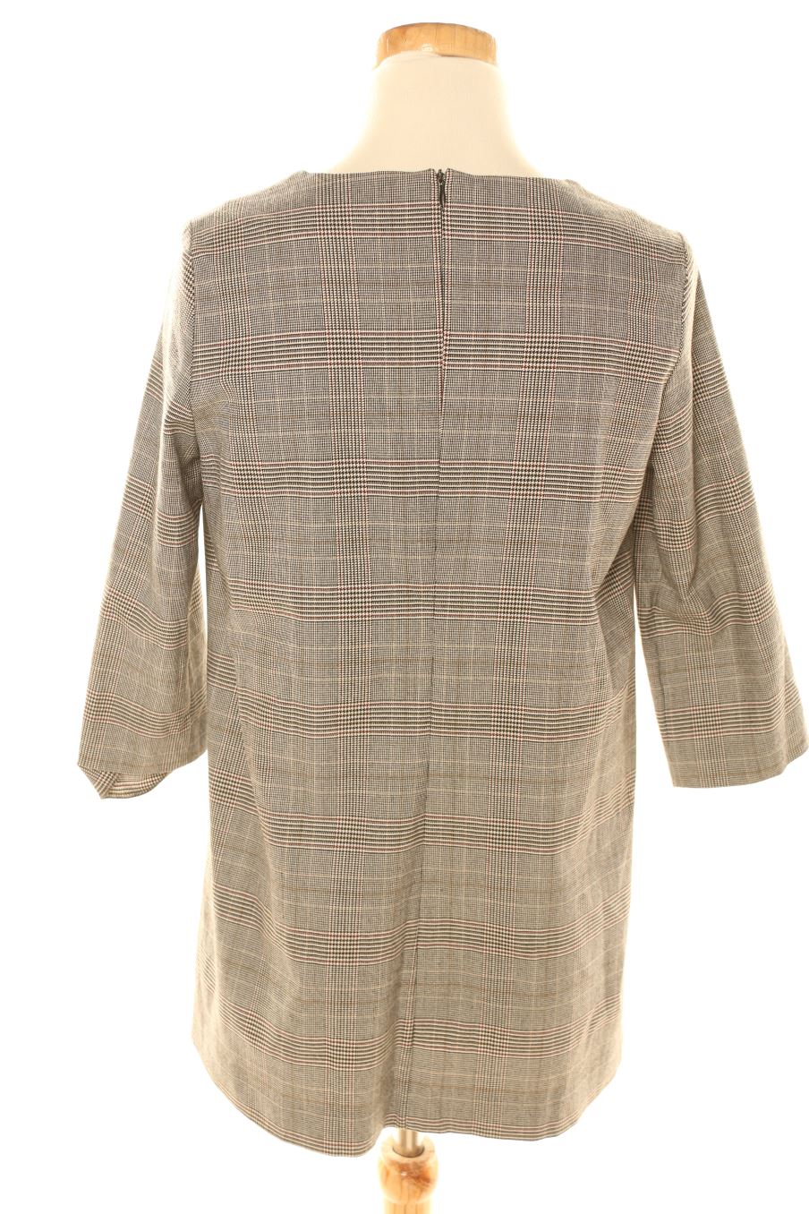 Blouse à manches courtes Amitié de la taille S, de couleur carreaux