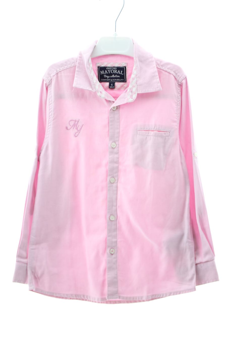 Chemise manches longues Mayoral de la taille 6 ans de seconde main