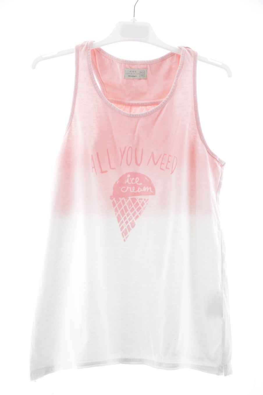 Camiseta sin mangas de Kids collection (El Corte Inglés) de la talla 13 años de segunda mano
