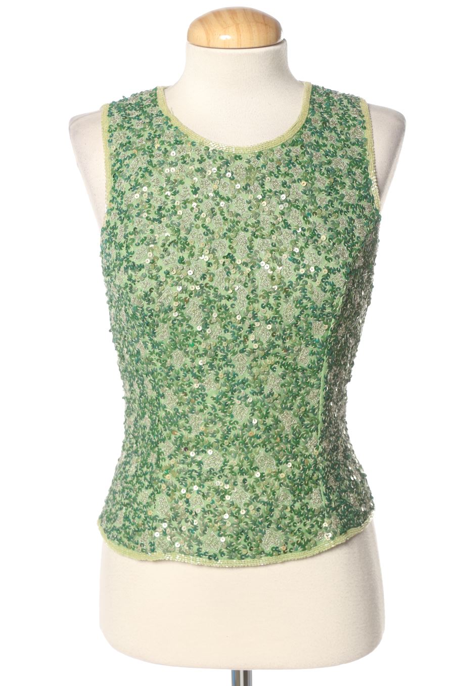 Top de Fayazi de la talla 38, de color verde