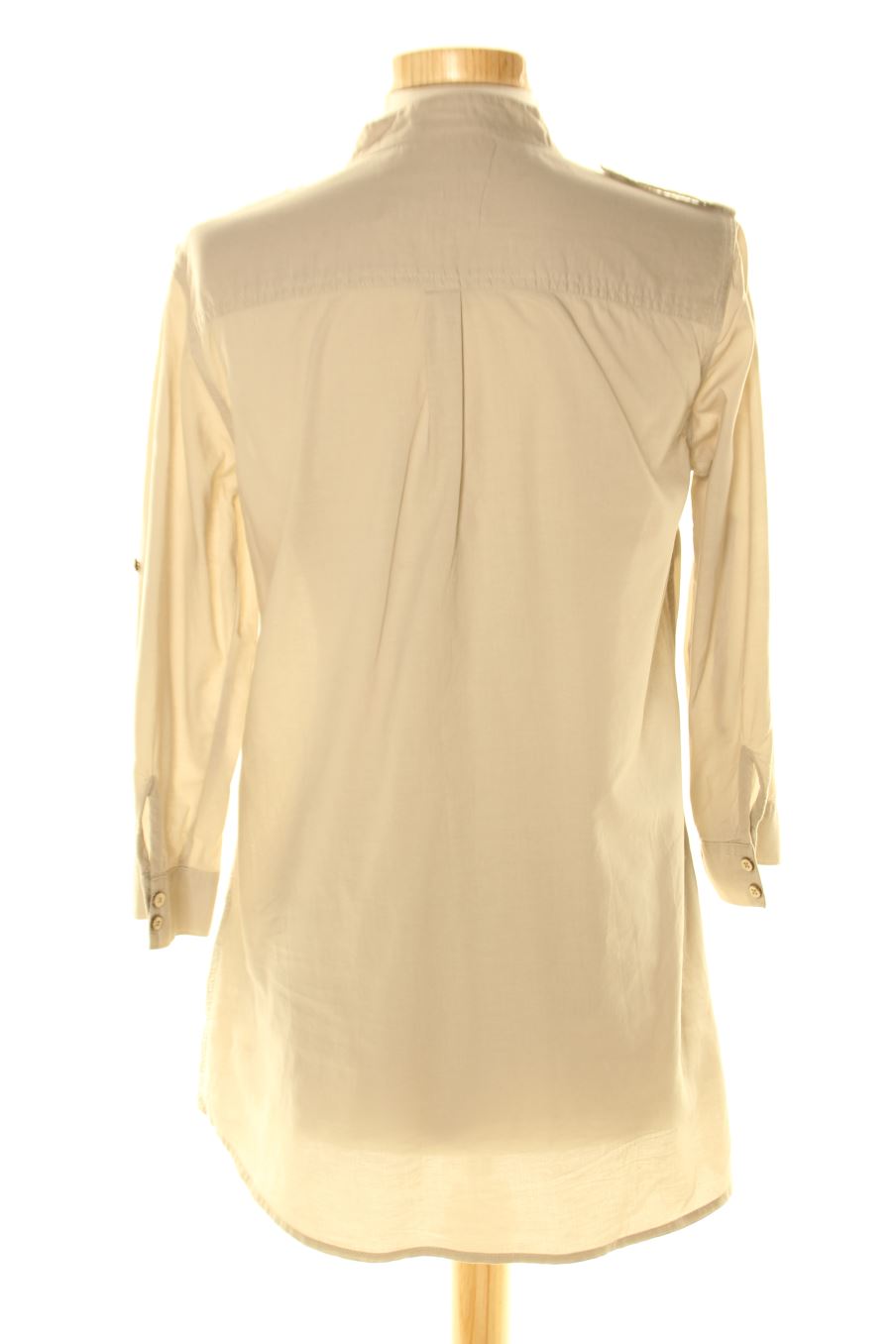 Blouse à manches longues Fórmula Joven de la taille 38, de couleur beige