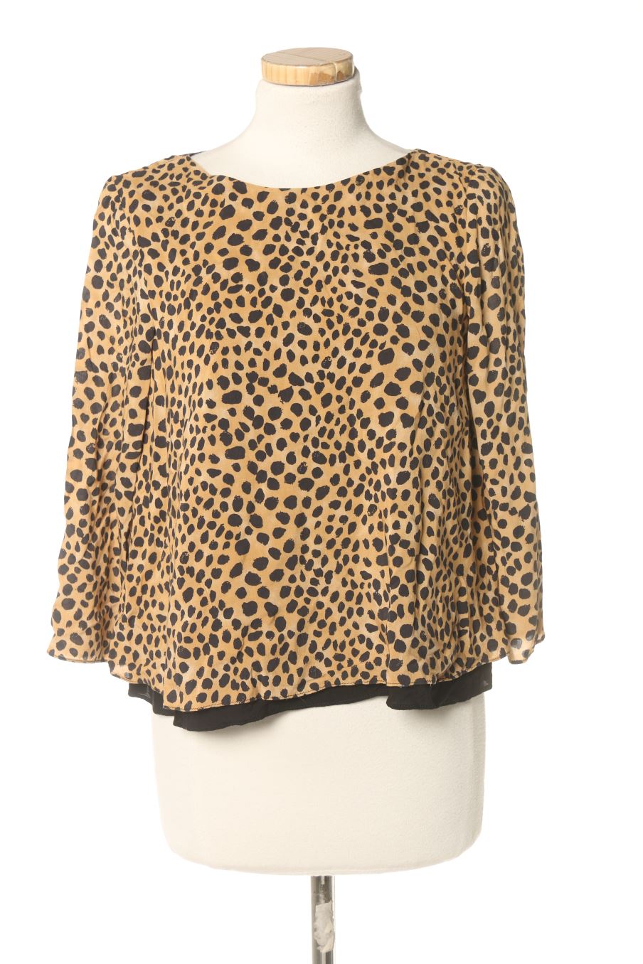 Blusa a maniche lunghe de Trafaluc de la talla XS, de color stampa animalier