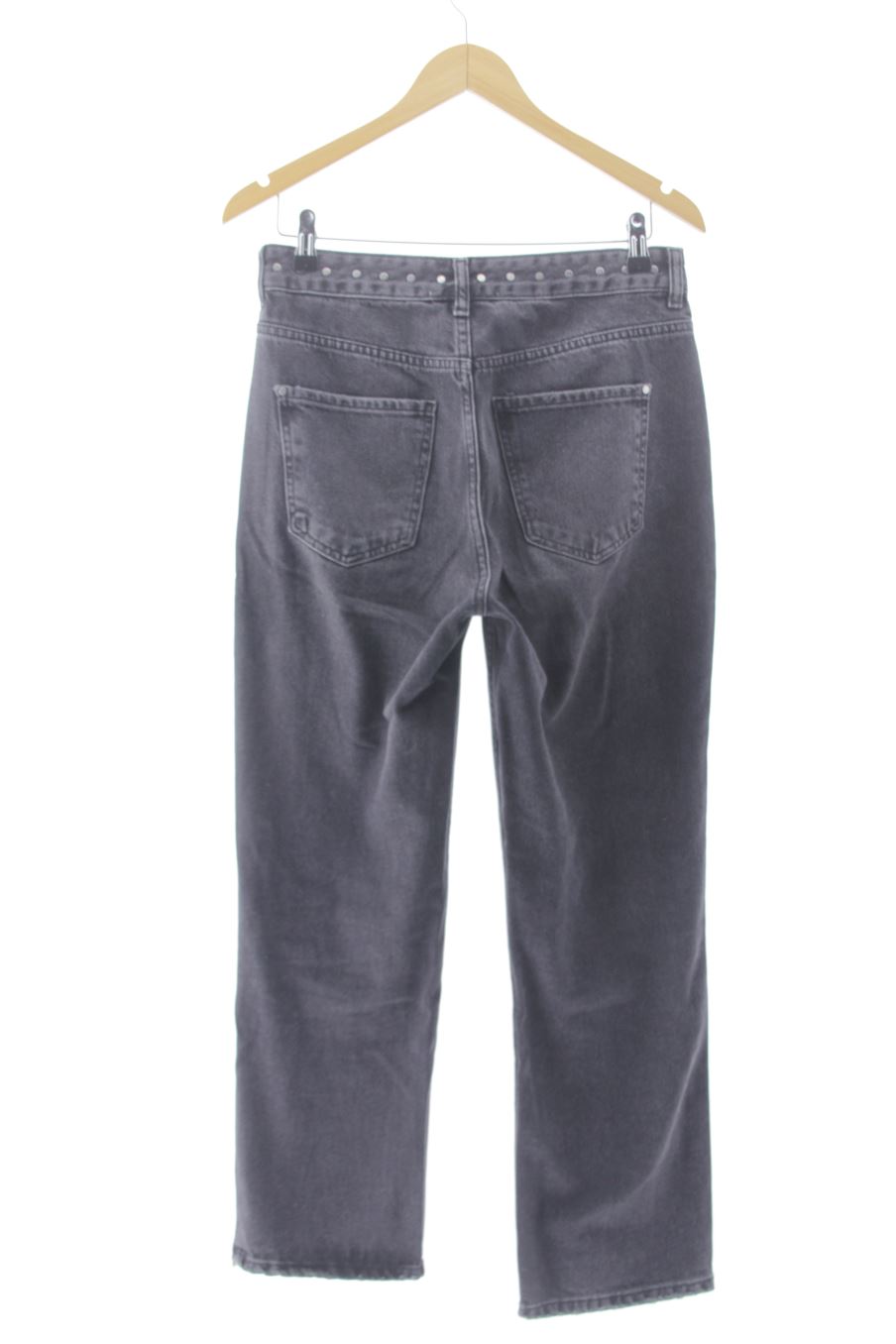 Jeans Zara de la taille 38, de couleur noir de denim