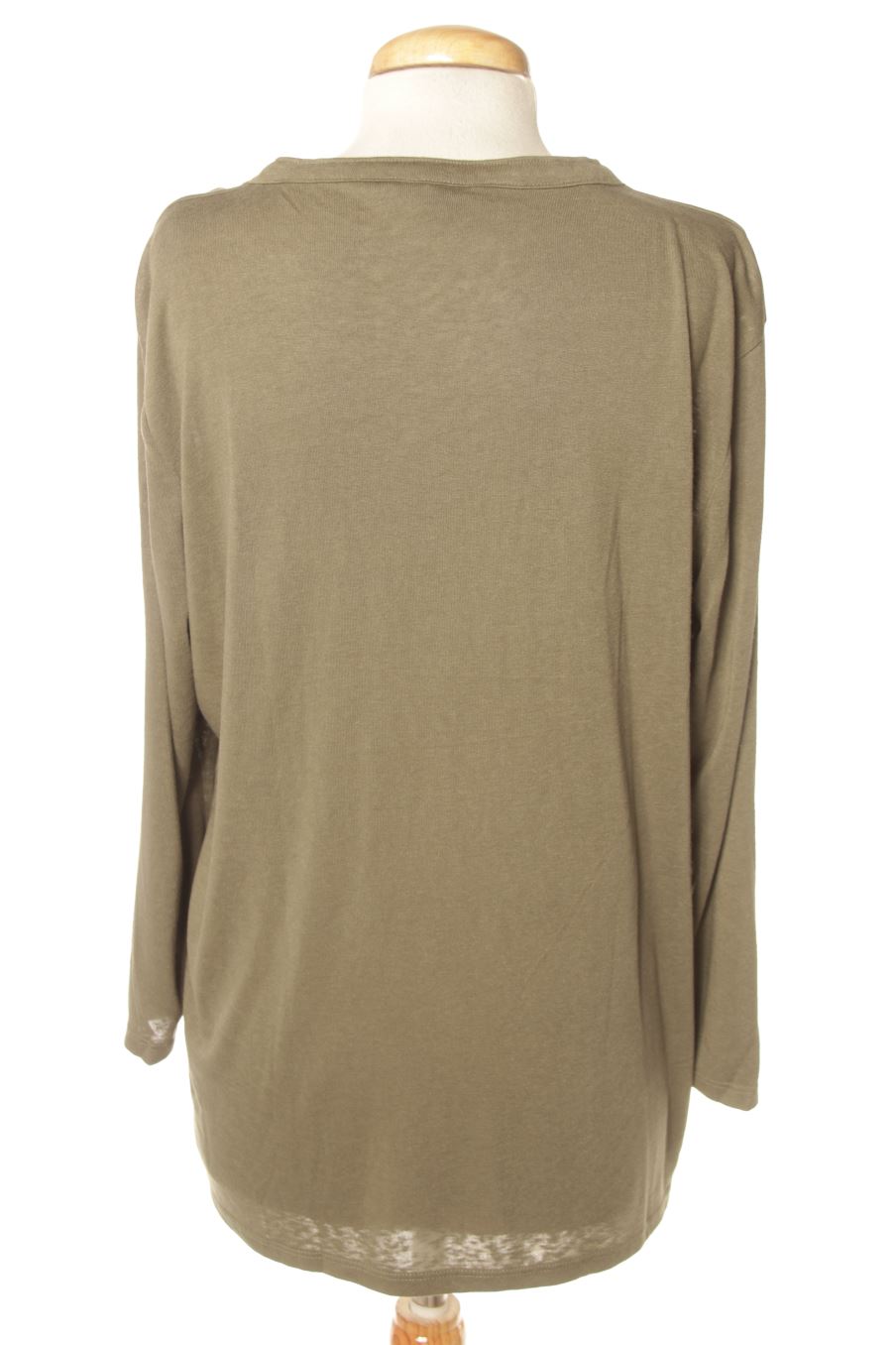 T-shirt à manches longues Cortefiel de la taille L, de couleur vert