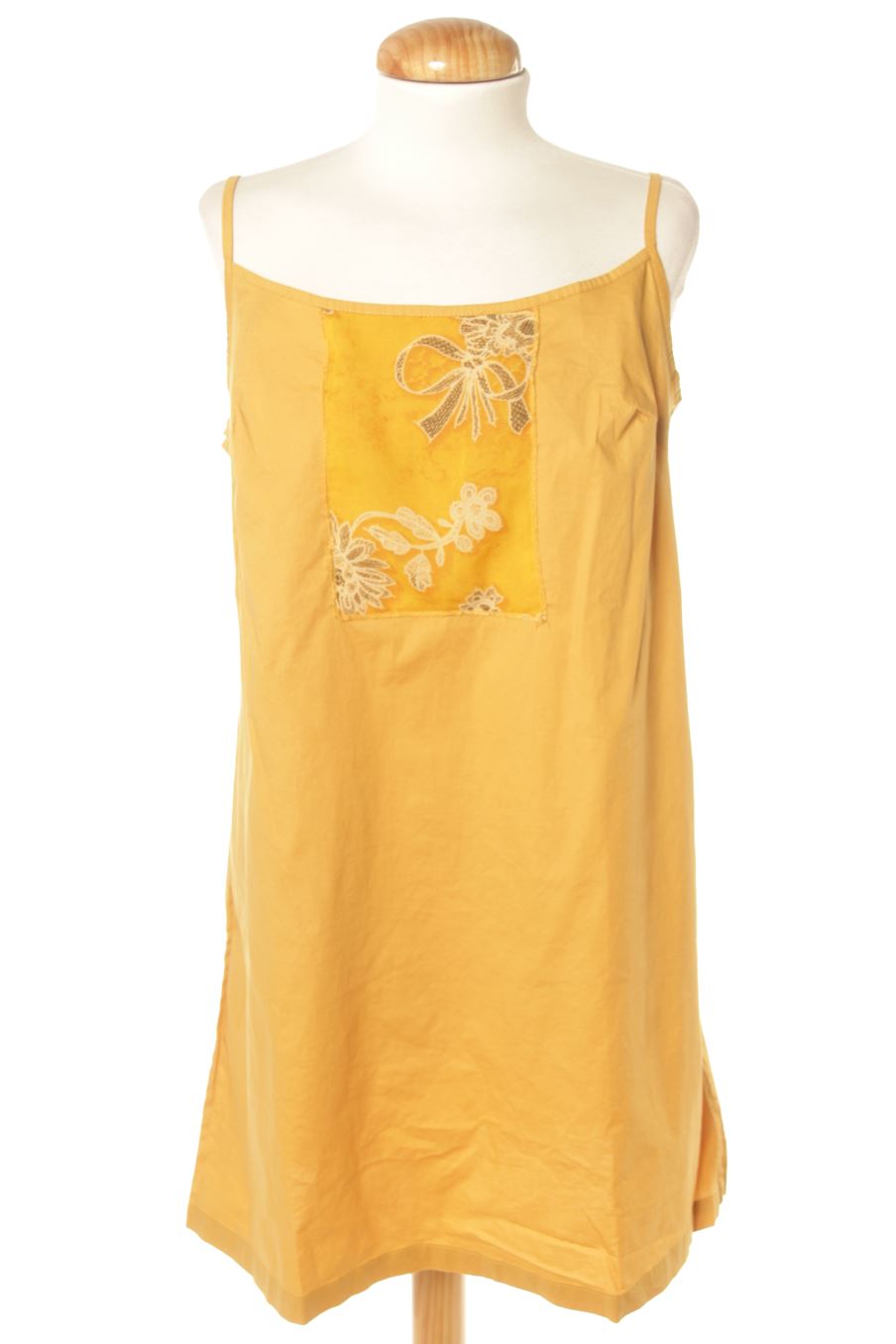 Vestido casual de De Miguel Taldea de la talla 42, de color beige