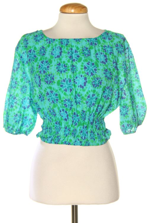 Blusa a maniche corte