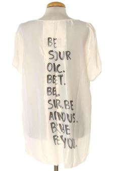 Blouse à manches courtes XL YHOCO`S