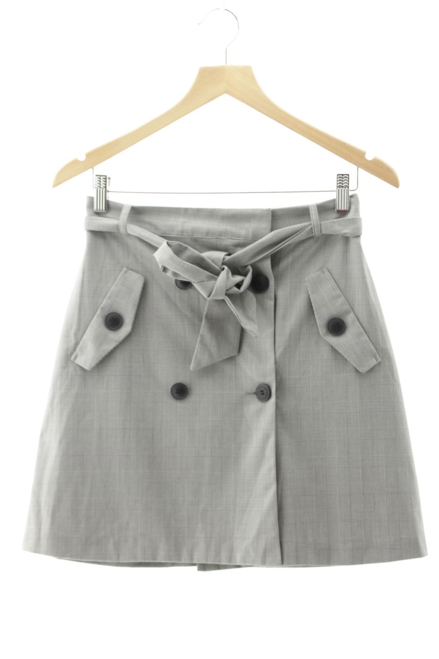 Falda de Zara de la talla S, de color cuadros