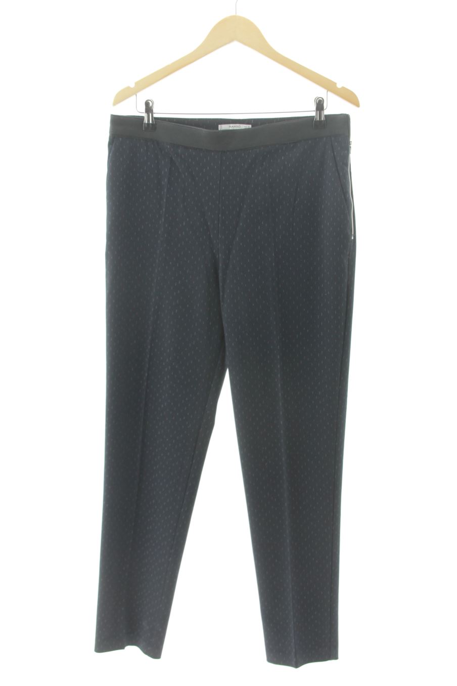 Pantalon MANGO SuiT de la taille 42, de couleur bleu marine