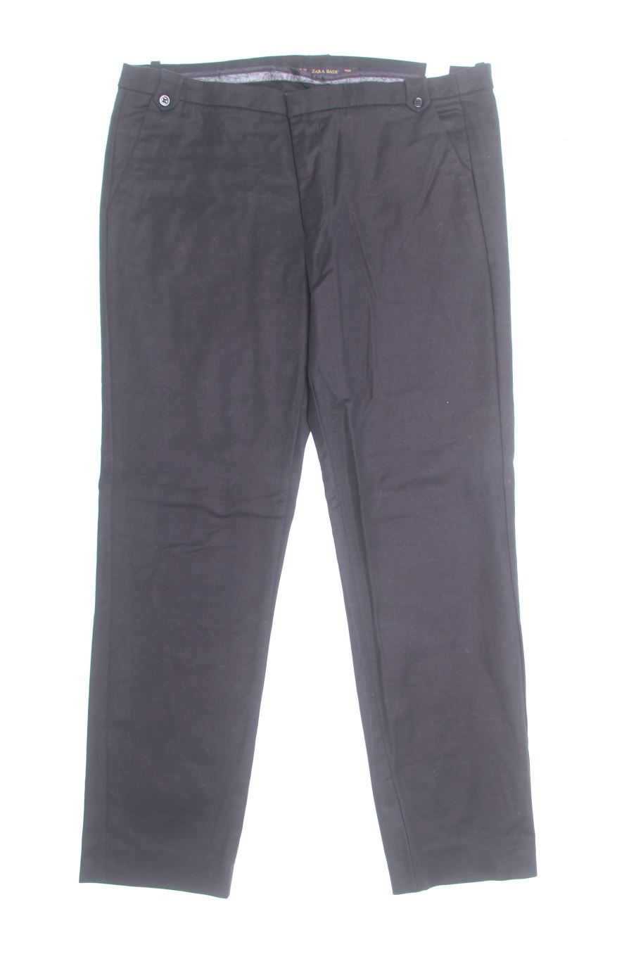 Pantalones de Zara de la talla 40, de color negro