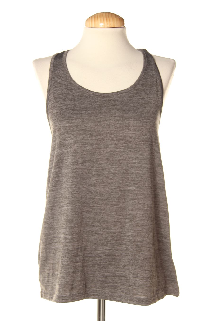 Top sport H&M de la taille S, de couleur gris