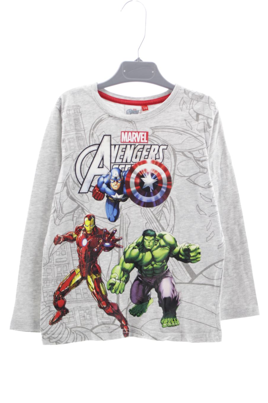 Camiseta de manga larga de Marvel de la talla 5 años