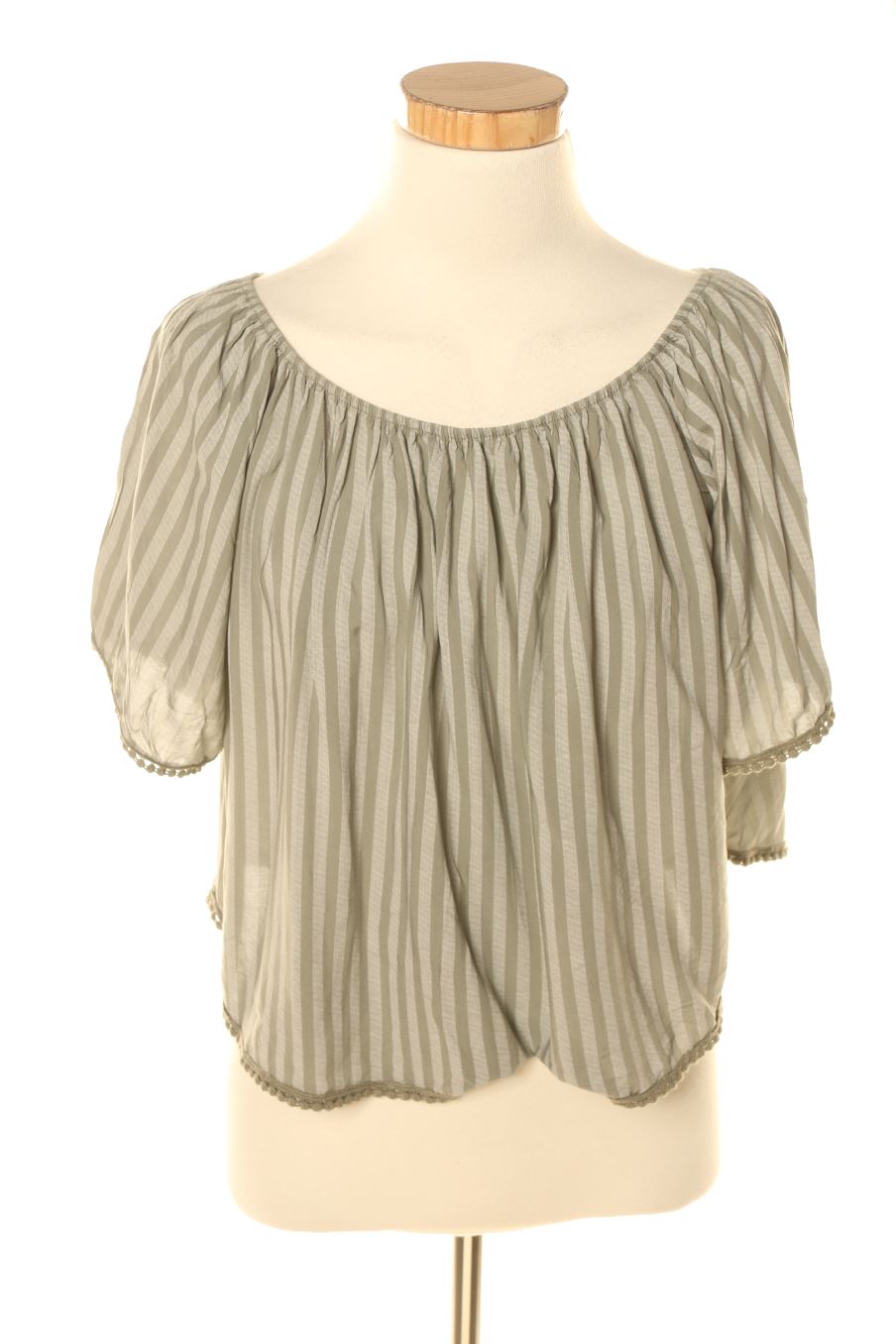 Blouse à manches courtes Made in italy de la taille S, de couleur rayures