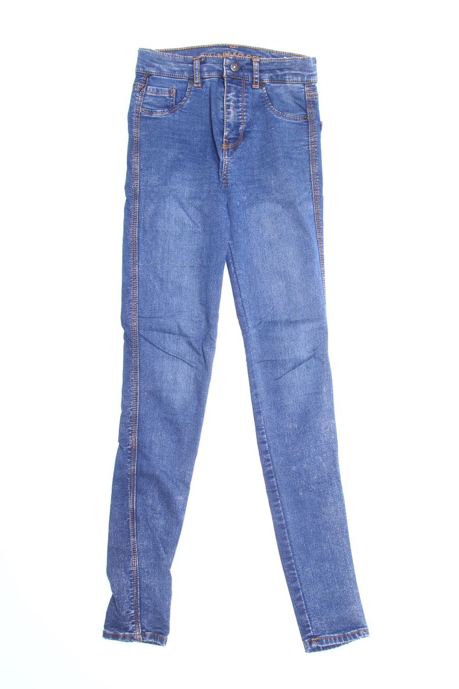 Jeans Pull & Bear de la taille 34, de couleur bleu de denim