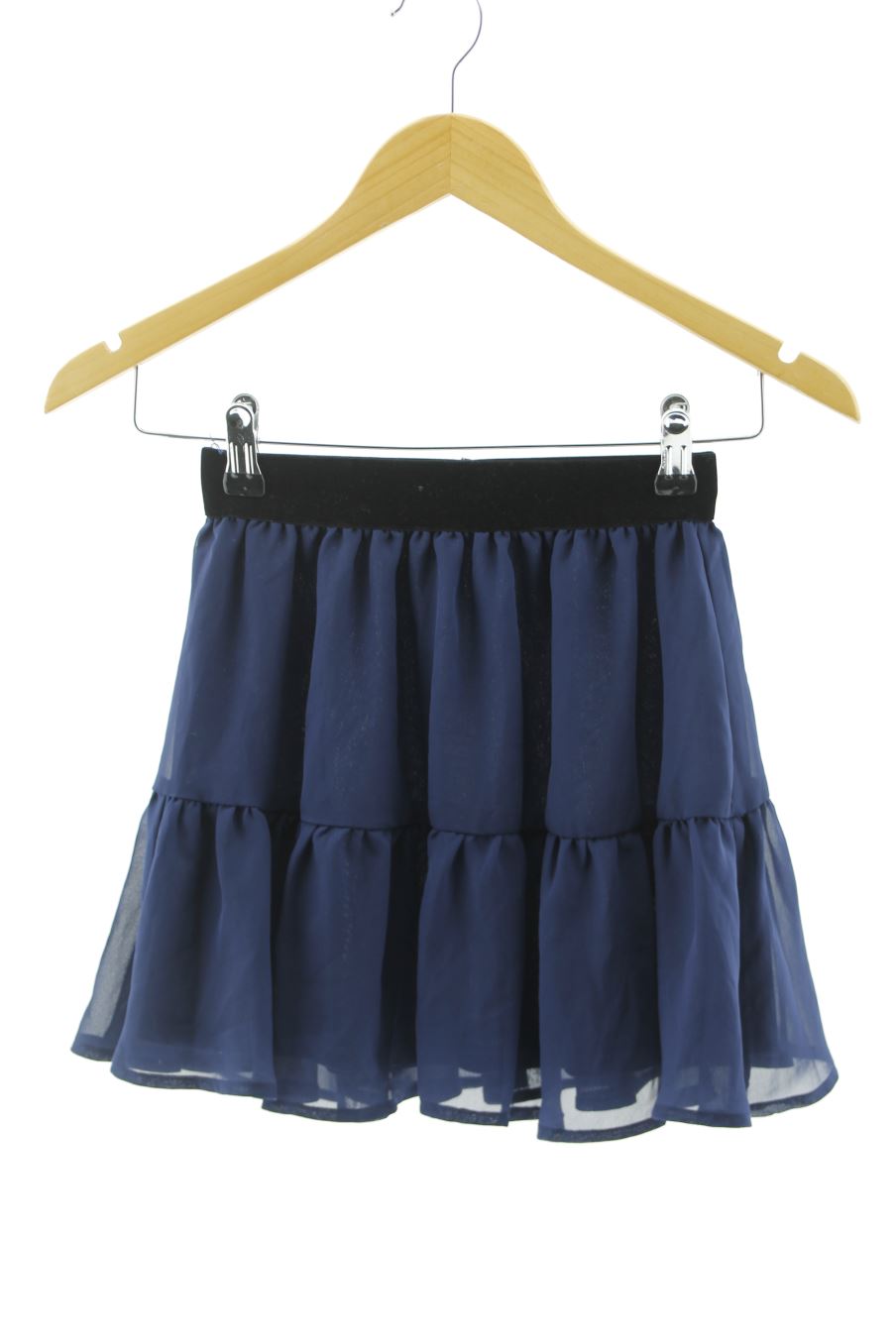 Falda de H&M de la talla 34, de color azul marino