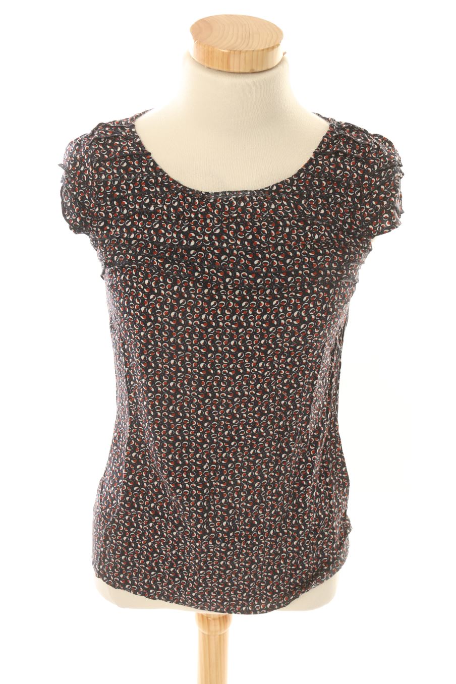 Blouse à manches courtes Camaieu de la taille 36, de couleur imprimés