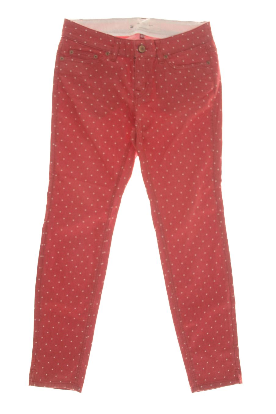 Vaqueros de H&M de la talla 38, de color rojo de ropa vaquera