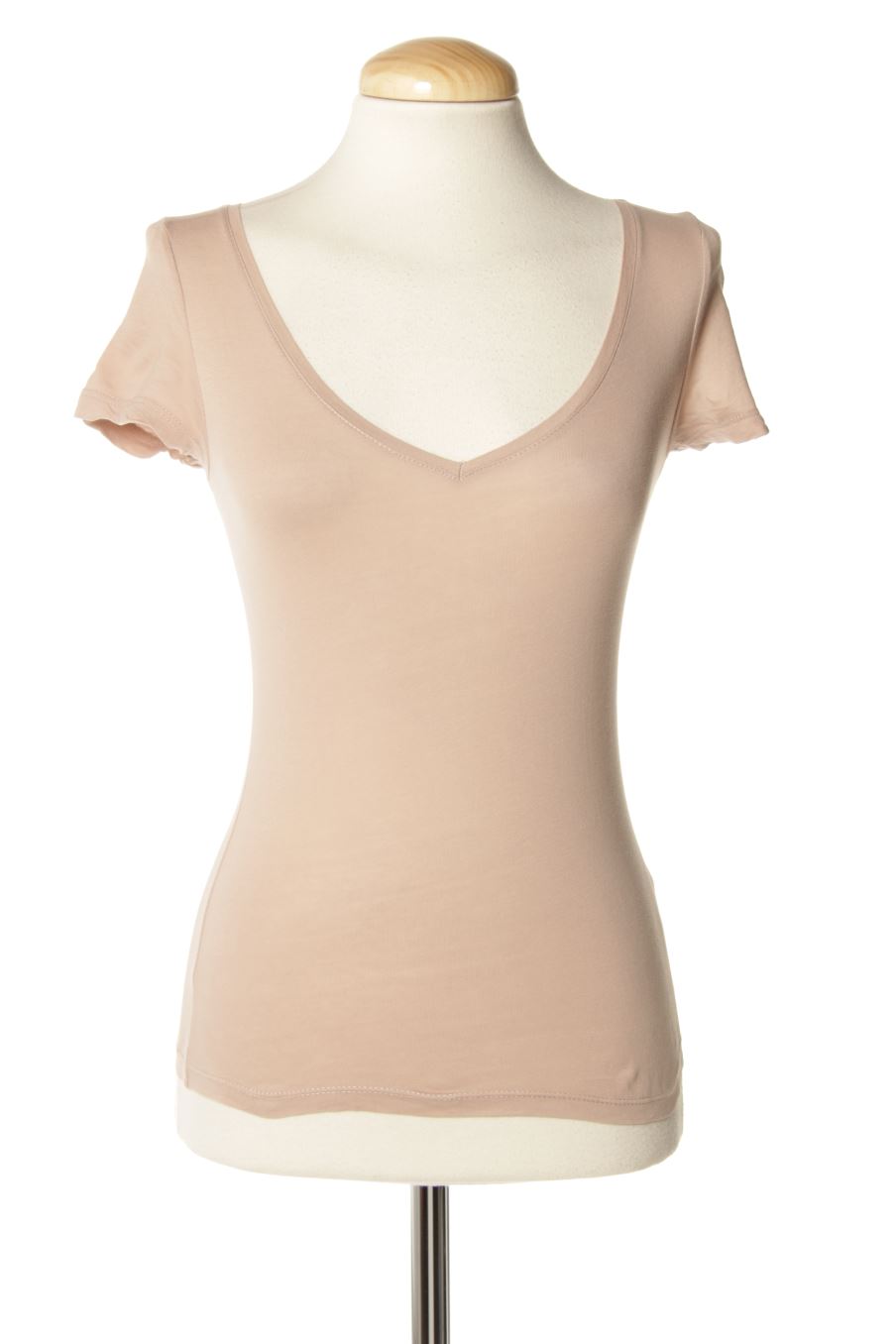 T-shirt H&M de la taille XXS, de couleur beige