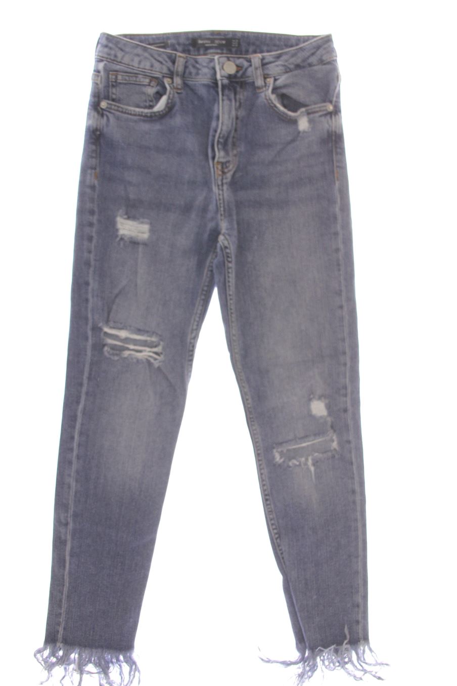 Jeans de Bershka de la talla 36, de color blu