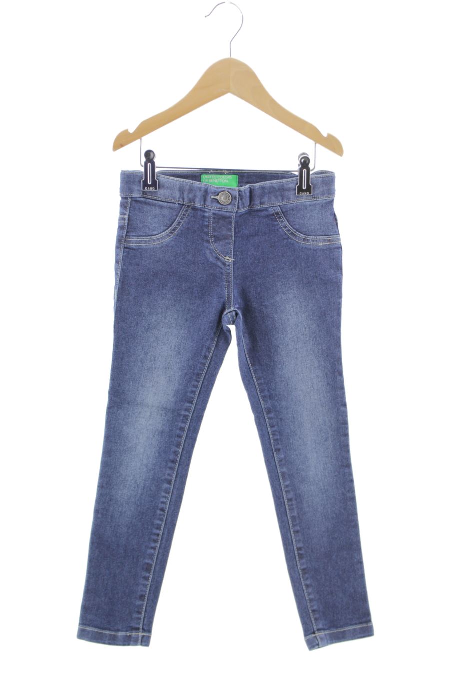 Vaquero de Benetton de la talla 6 años de denim de segunda mano