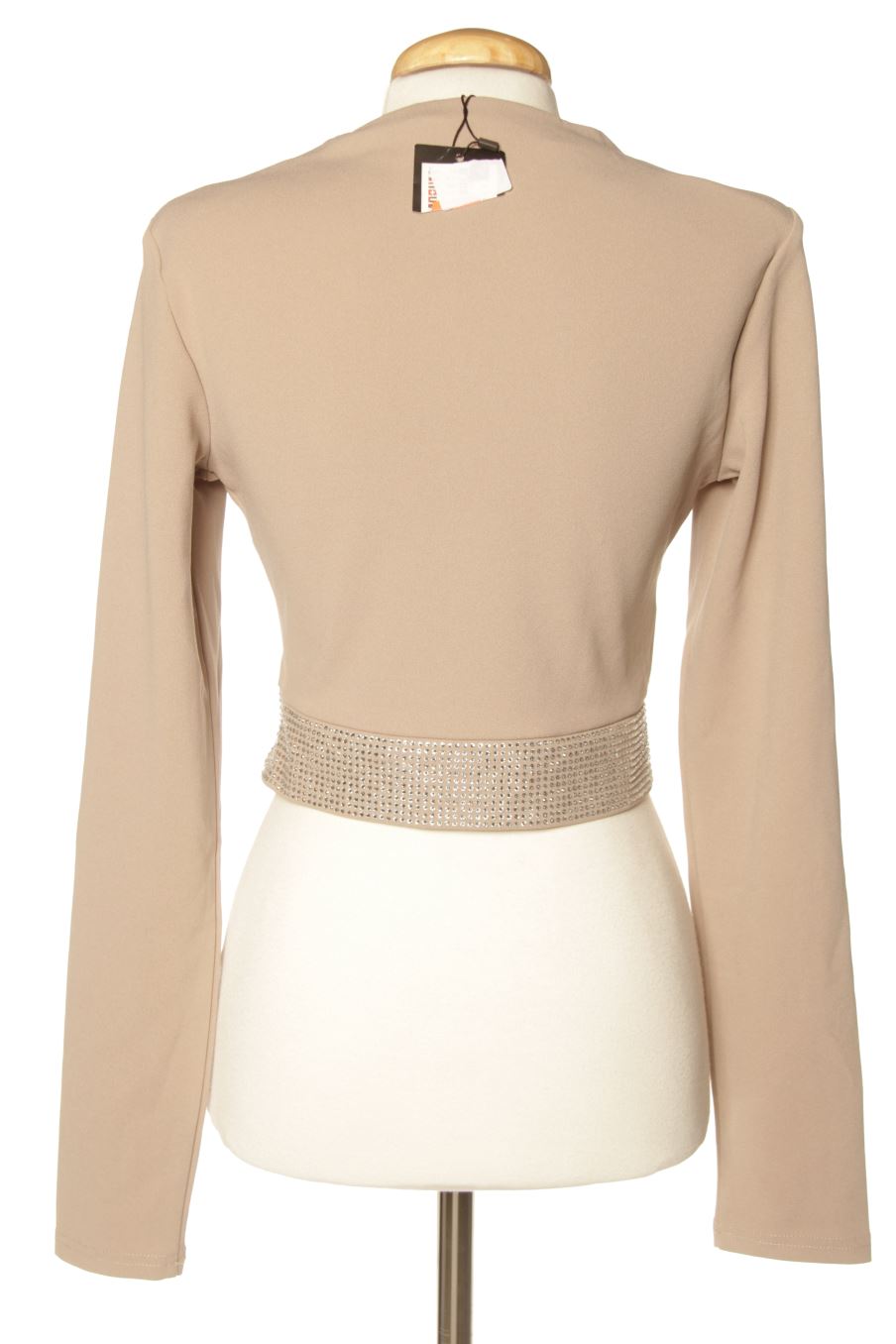Blouse à manches longues Amisu de la taille M, de couleur gris