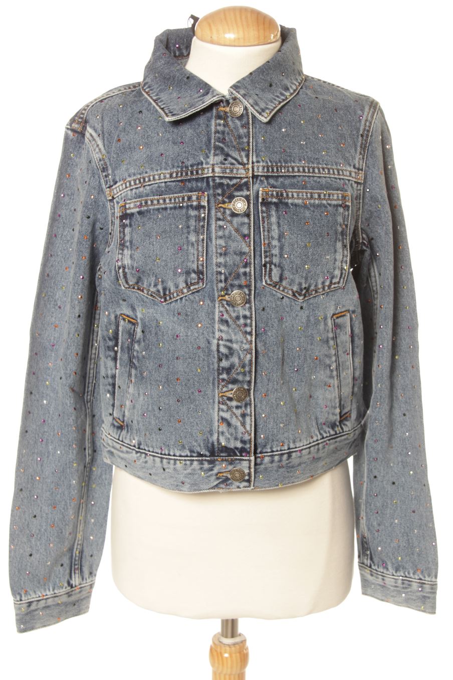 Blouson Desigual de la taille M, de couleur bleu de denim