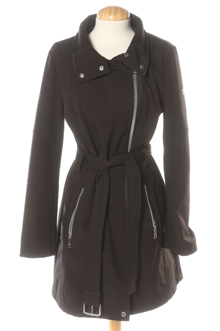 Abrigo de Calvin Klein de la talla S, de color negro