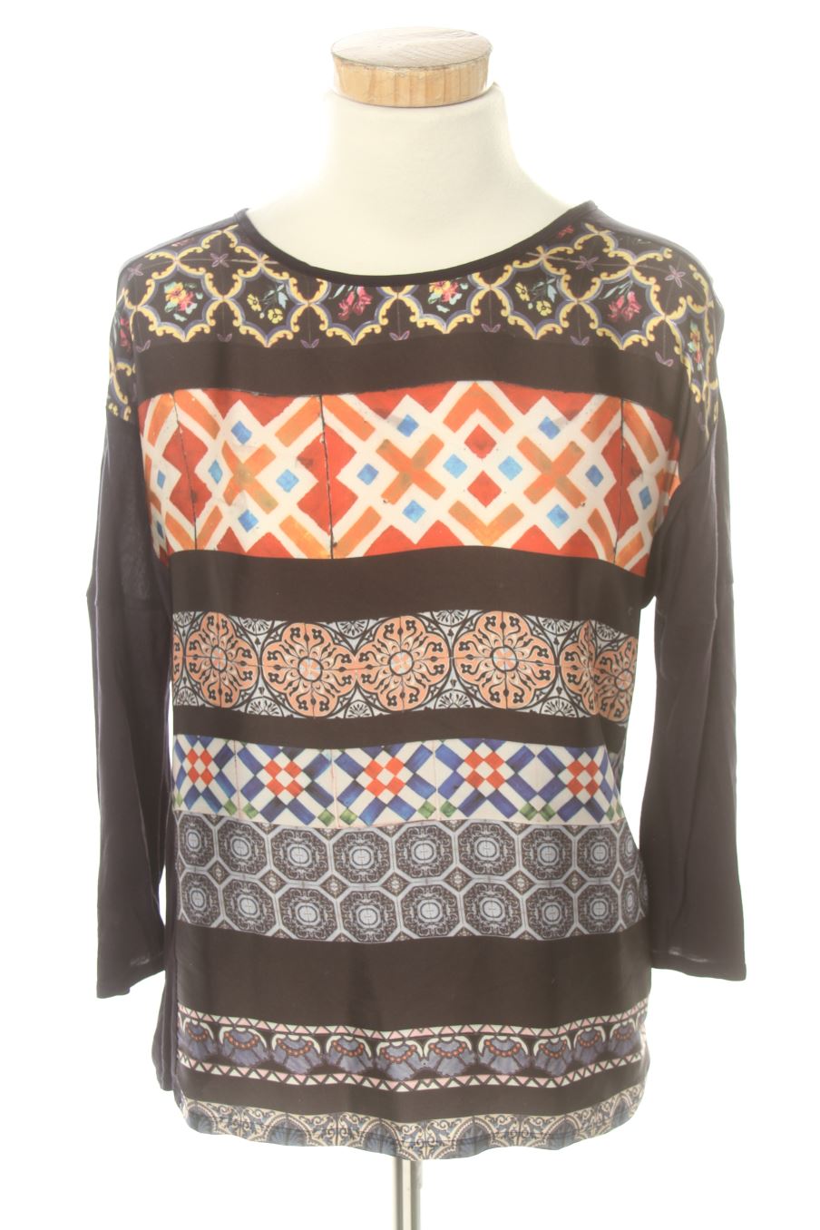 Blouse à manches longues Zara de la taille S, de couleur imprimés