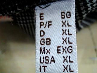 Pantalon Punt roma de la taille XL, de couleur carreaux