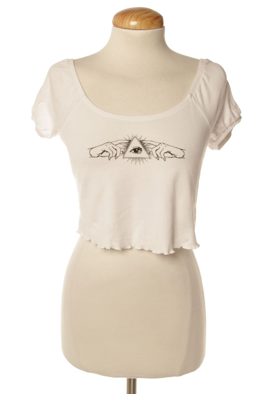 Aufwändiges Top von Tally Weijl Größe M, Farbe Weiss, für