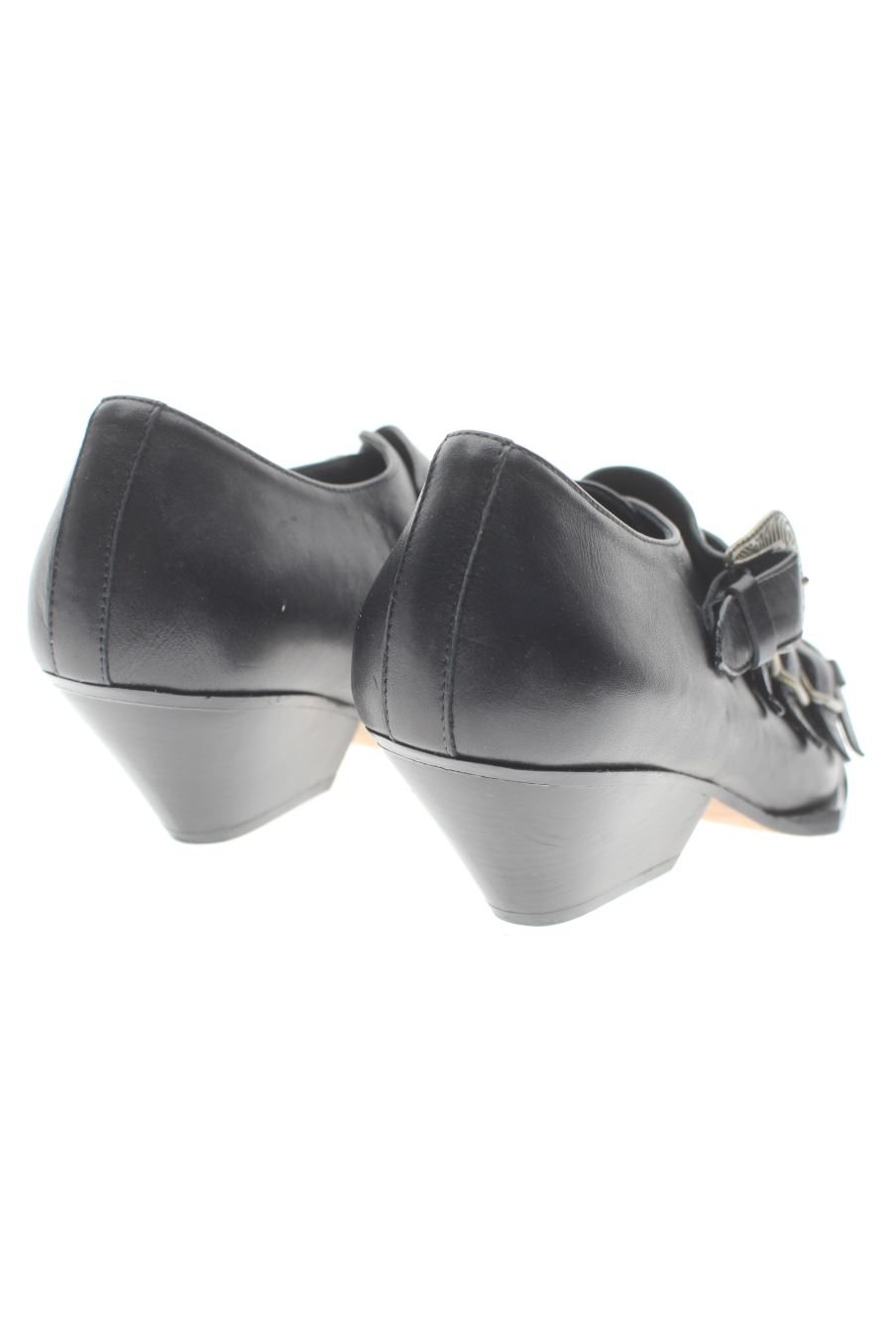 Zapatos de tacon de Ras de la talla 38, de color negro de