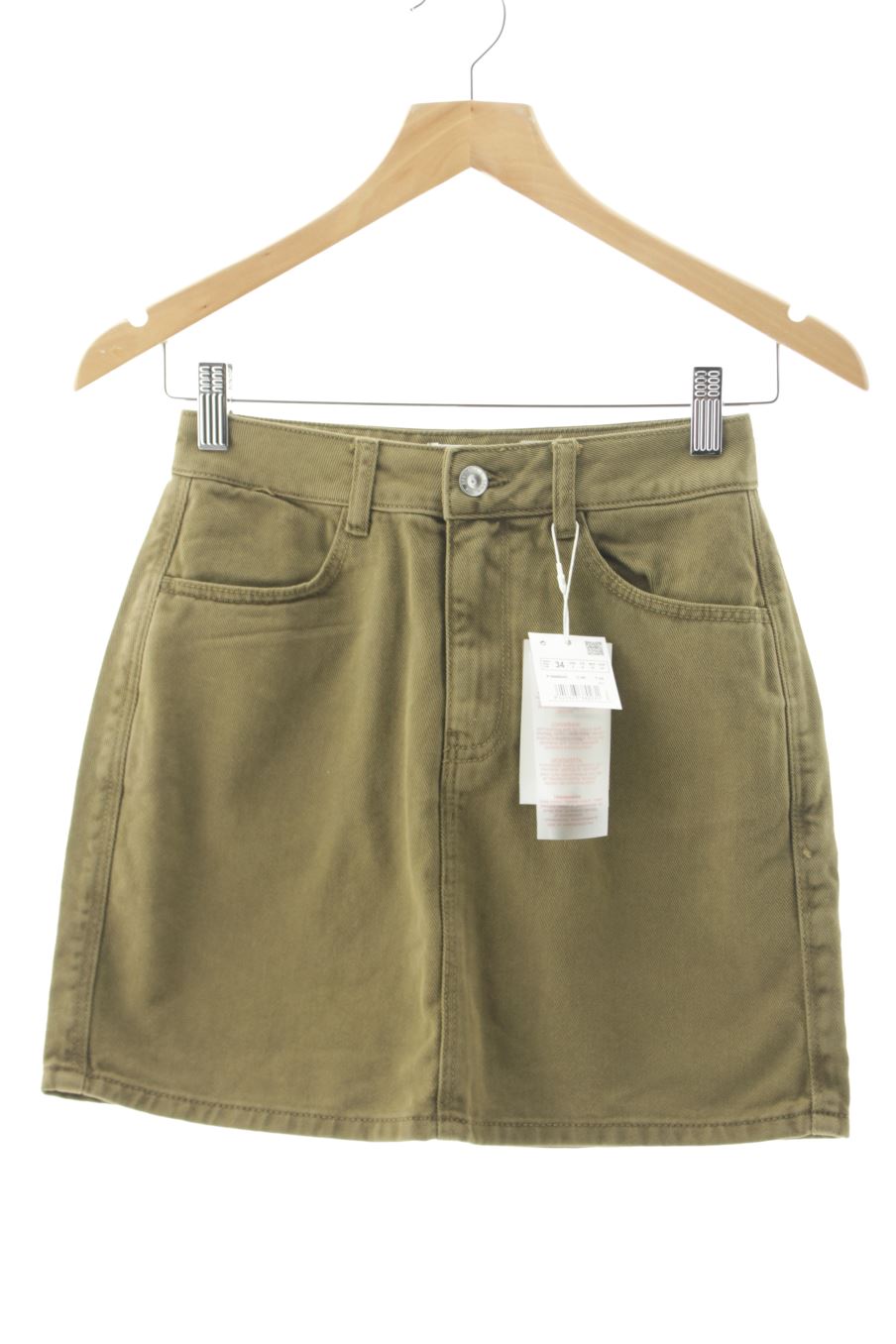 Jupe Springfield de la taille 34, de couleur marron de denim