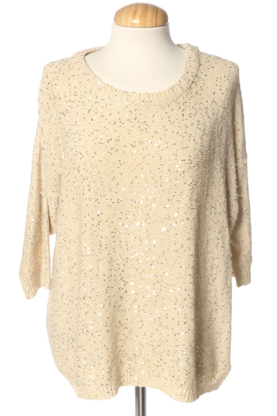 Pull Mango de la taille S, de couleur beige