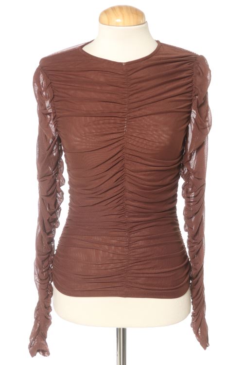 Blusa a maniche lunghe