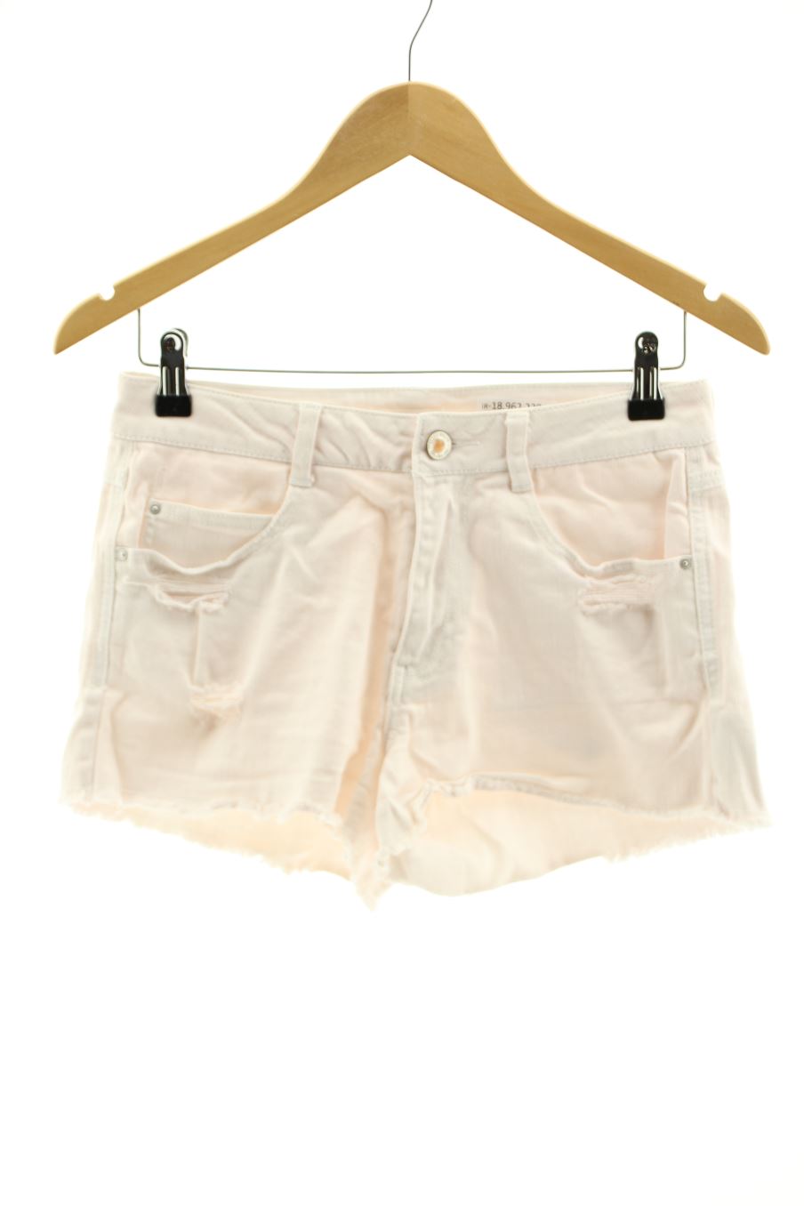 Shorts Cache cache de la taille 38, de couleur blanc de denim
