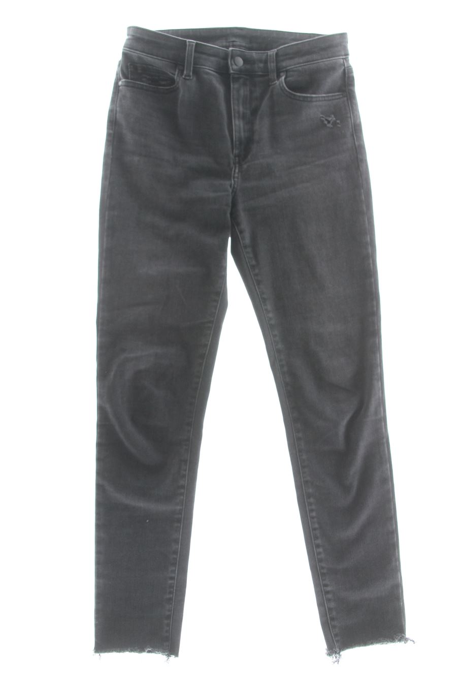 Jeans Uniqlo de la taille 38, de couleur noir de denim