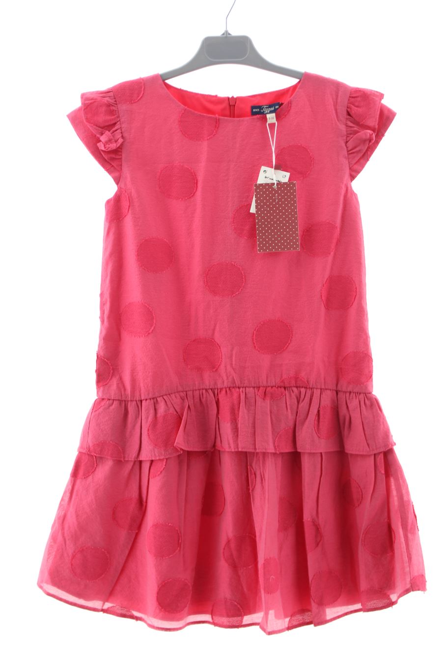 Robe Tizzas de la taille 9 ans avec une étiquette