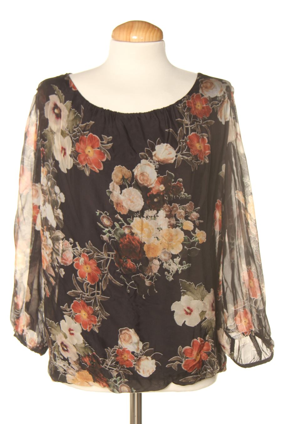 Blouse à manches longues Euronice de la taille S, de couleur fleurs