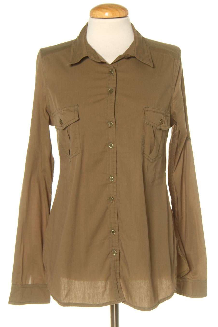 Chemise ToumaÏ de la taille 40, de couleur vert