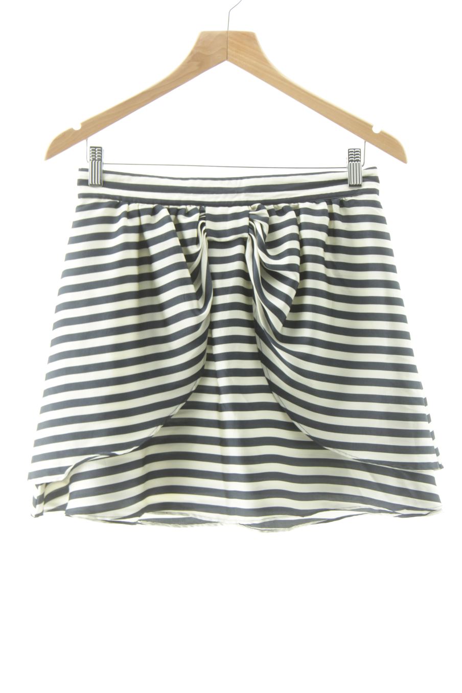 Aufwändiger Rock von H&M Größe 38, Farbe Gestreift, für