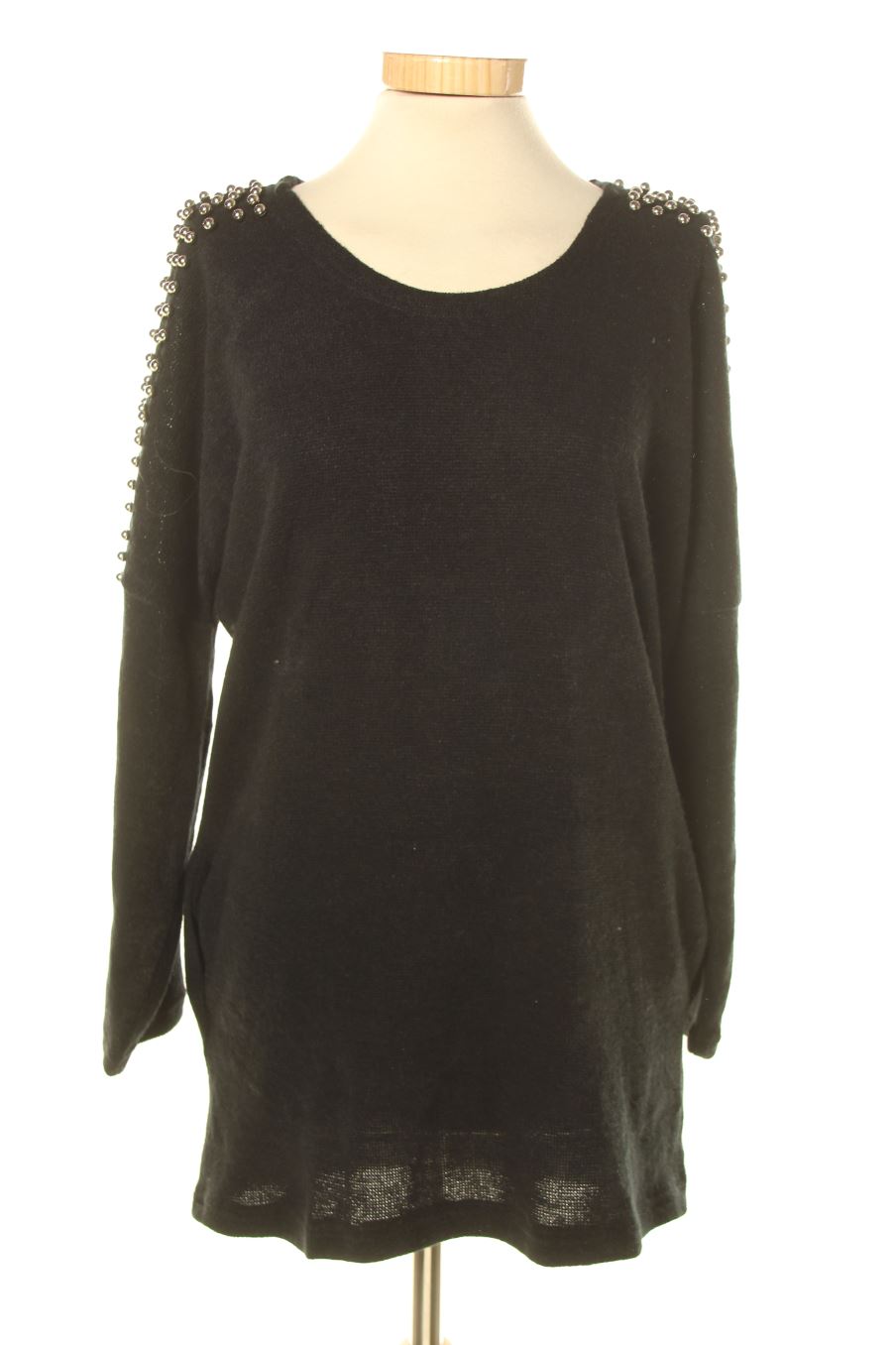 T-shirt à manches longues Molly Bracken de la taille 40, de couleur noir