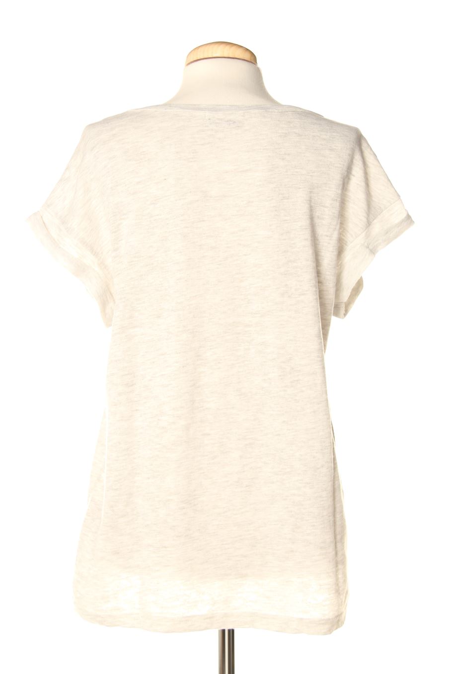 T-shirt Pull & Bear de la taille S, de couleur gris