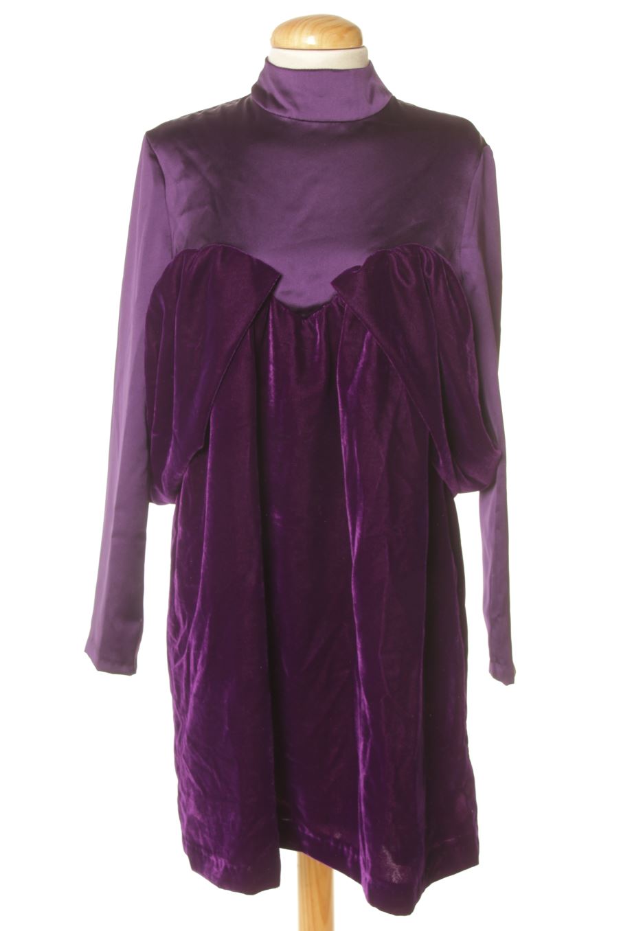 Robe REDONDO de la taille S, de couleur pourpre de velours